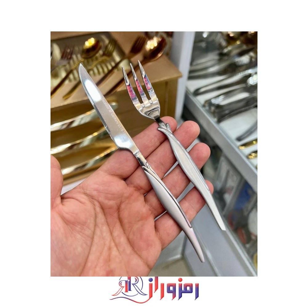 سرویس کارد و چنگال 6 و 12 نفره S . G . S مدل پاپیون طرحدار ، خرید و قیمت سرویس کارد و چنگال 6 و 12 نفره S . G . S مدل پاپیون طرحدار ، مناسب برای هر مکان